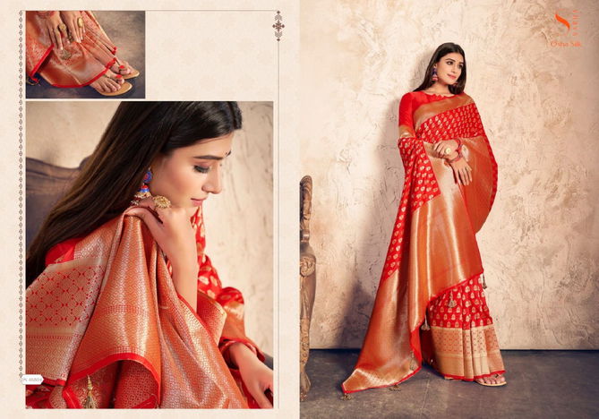 Aura Osha Silk Premium Festive Wear Wholesale Designer Sarees Catalog